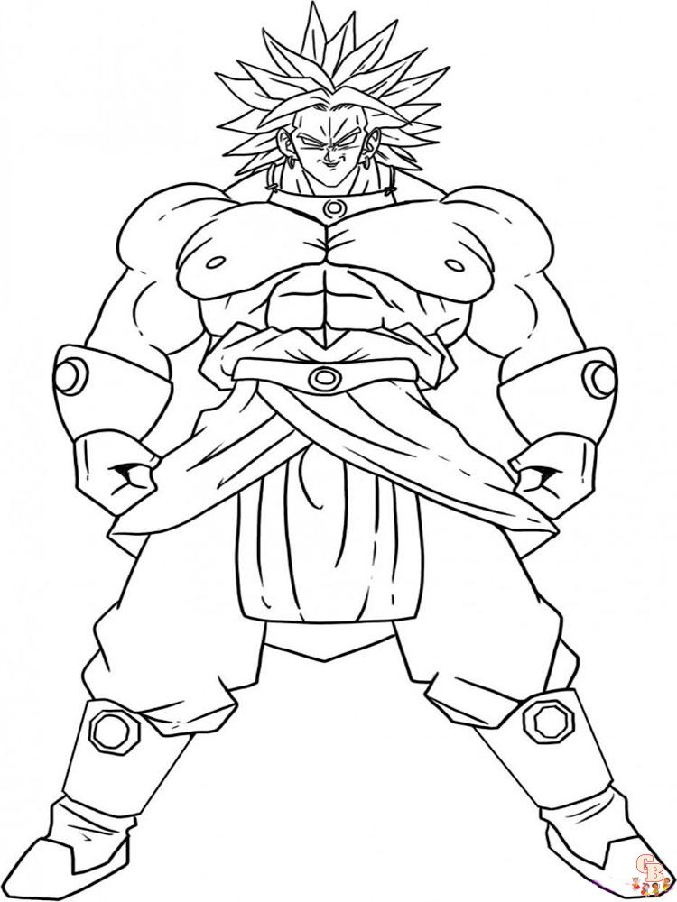 Dragon Ball Z Coloring Pages 21