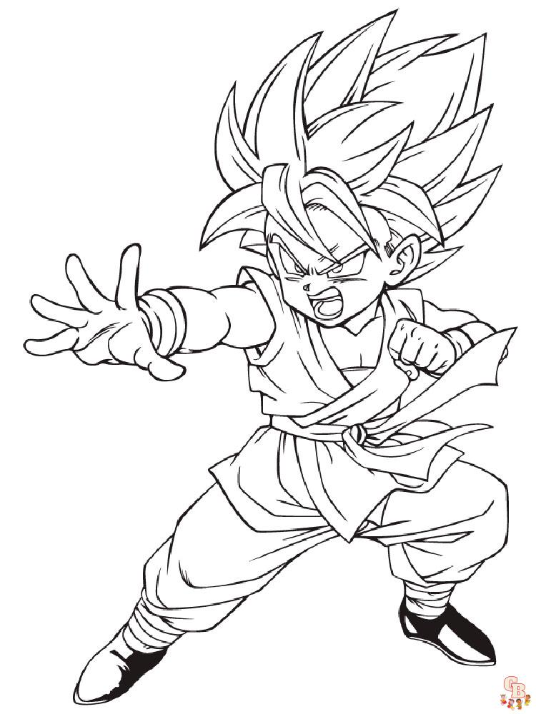 Dragon Ball Z Coloring Pages 3