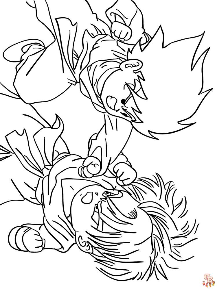 Dragon Ball Z Coloring Pages 5