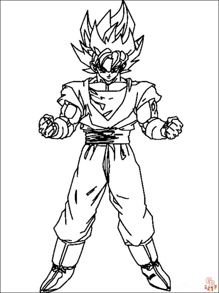 Dragon Ball Z Coloring Pages 7