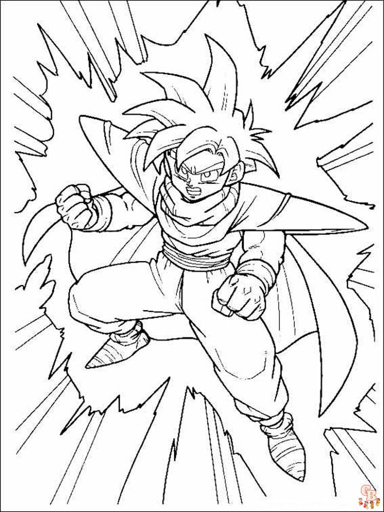 Dragon Ball Z Coloring Pages 8