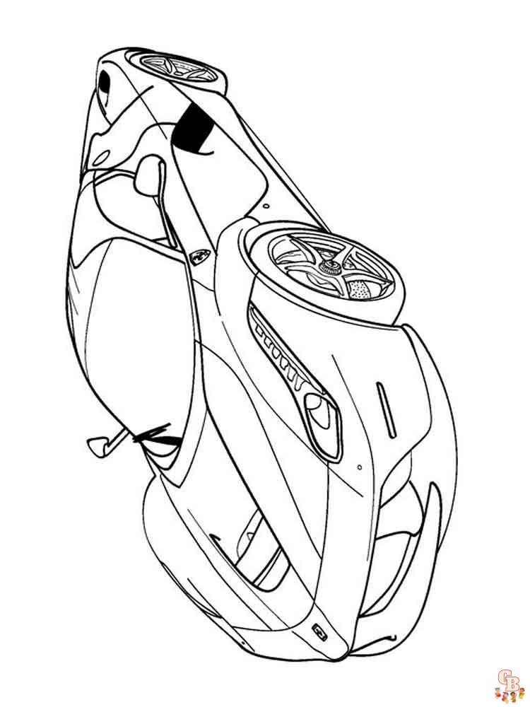 Ferrari Coloring Pages 11