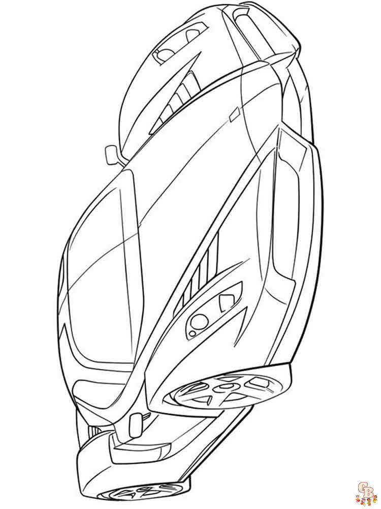 Ferrari Coloring Pages 12