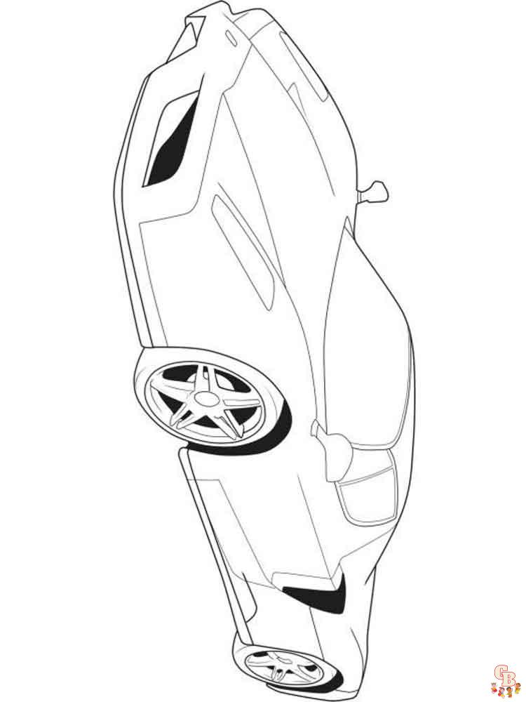 Ferrari Coloring Pages 14