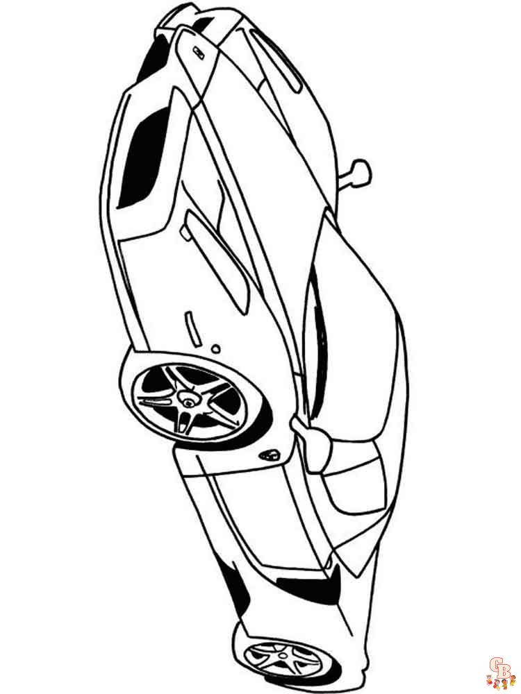 Ferrari Coloring Pages 15