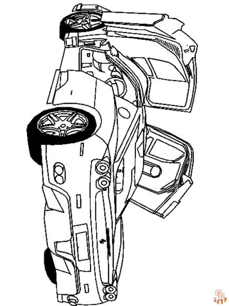 Ferrari Coloring Pages 16