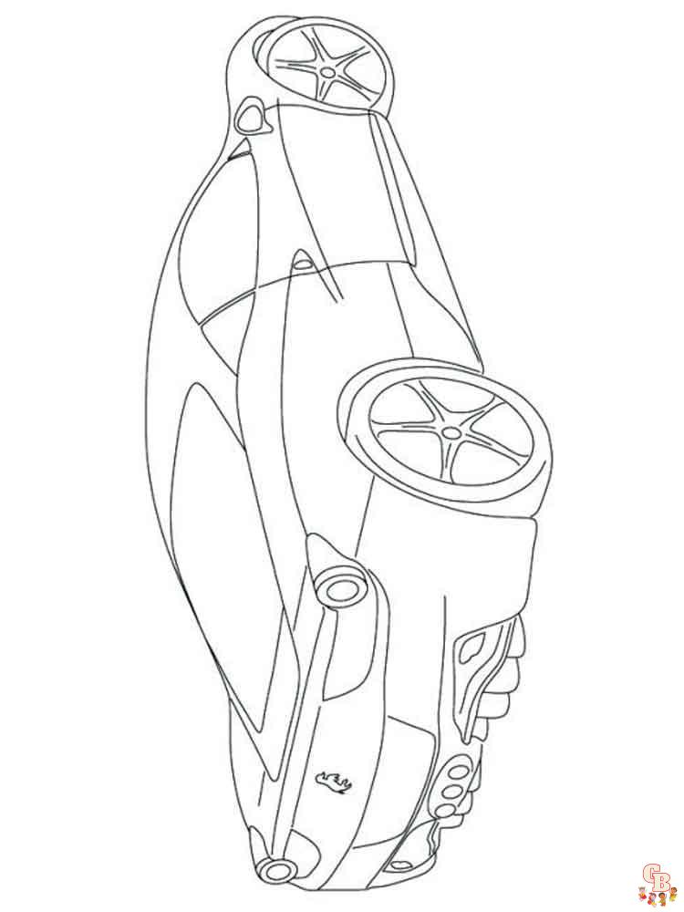 Ferrari Coloring Pages 17