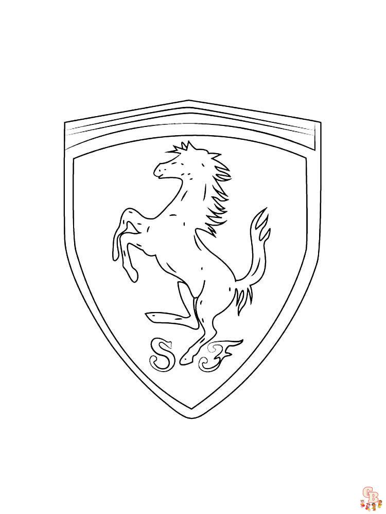 Ferrari Coloring Pages 2