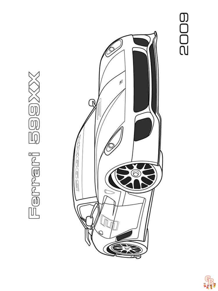 Ferrari Coloring Pages 20