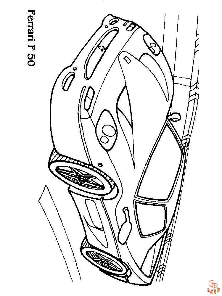 Ferrari Coloring Pages 23