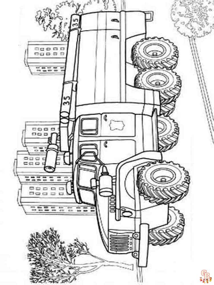 Fire Truck Coloring Pages 3