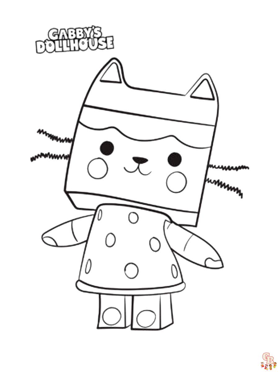 Gabby Dollhouse Coloring Pages 13