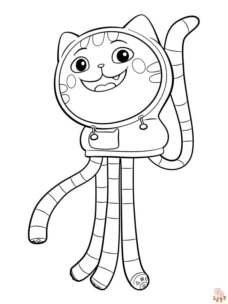 Gabby Dollhouse Coloring Pages 19