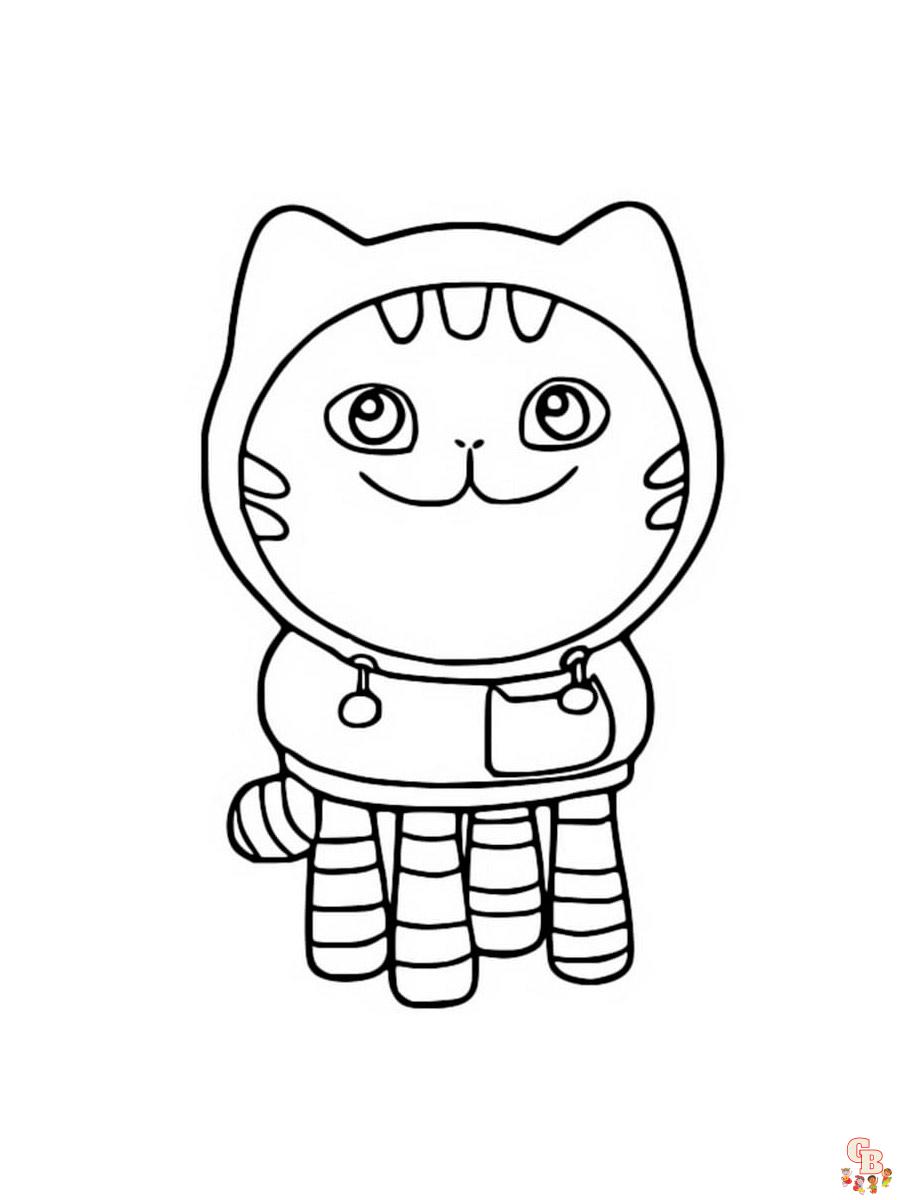 Gabby Dollhouse Coloring Pages 21