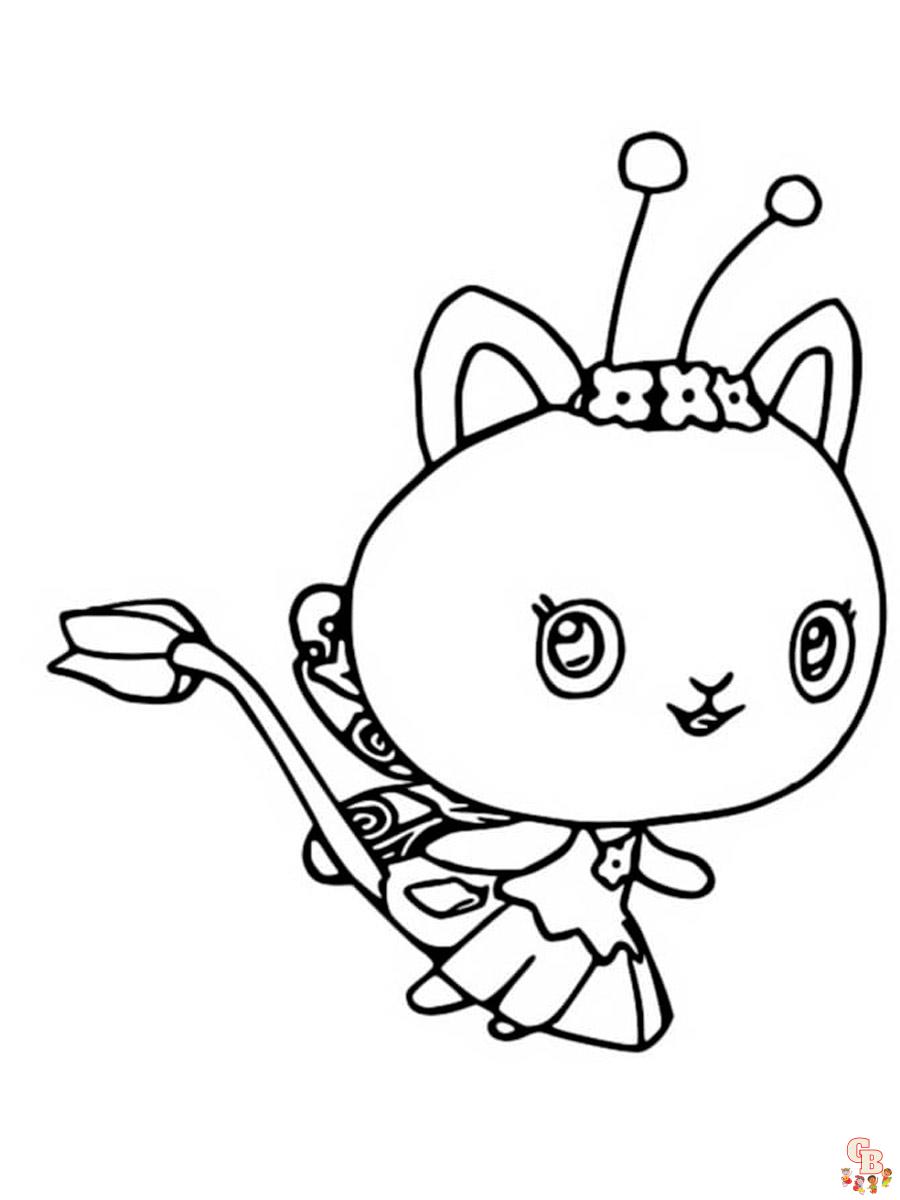 Gabby Dollhouse Coloring Pages 5