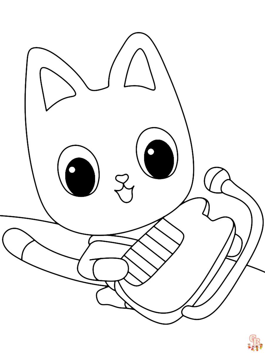 Gabby Dollhouse Coloring Pages 6