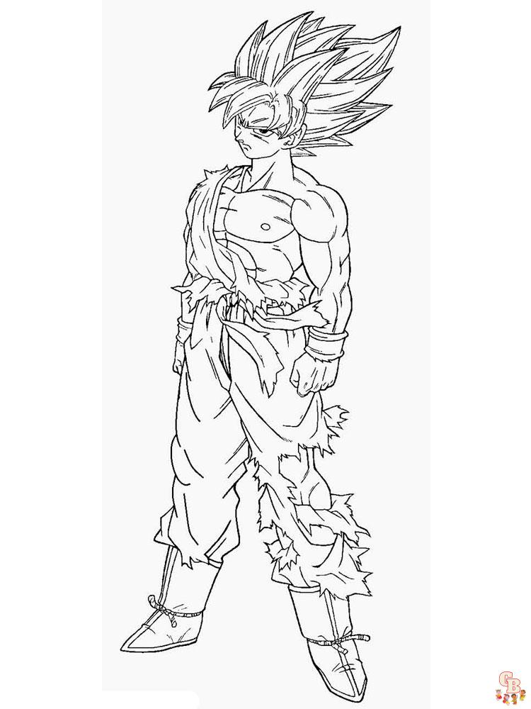 Goku Coloring Pages For Boys 18