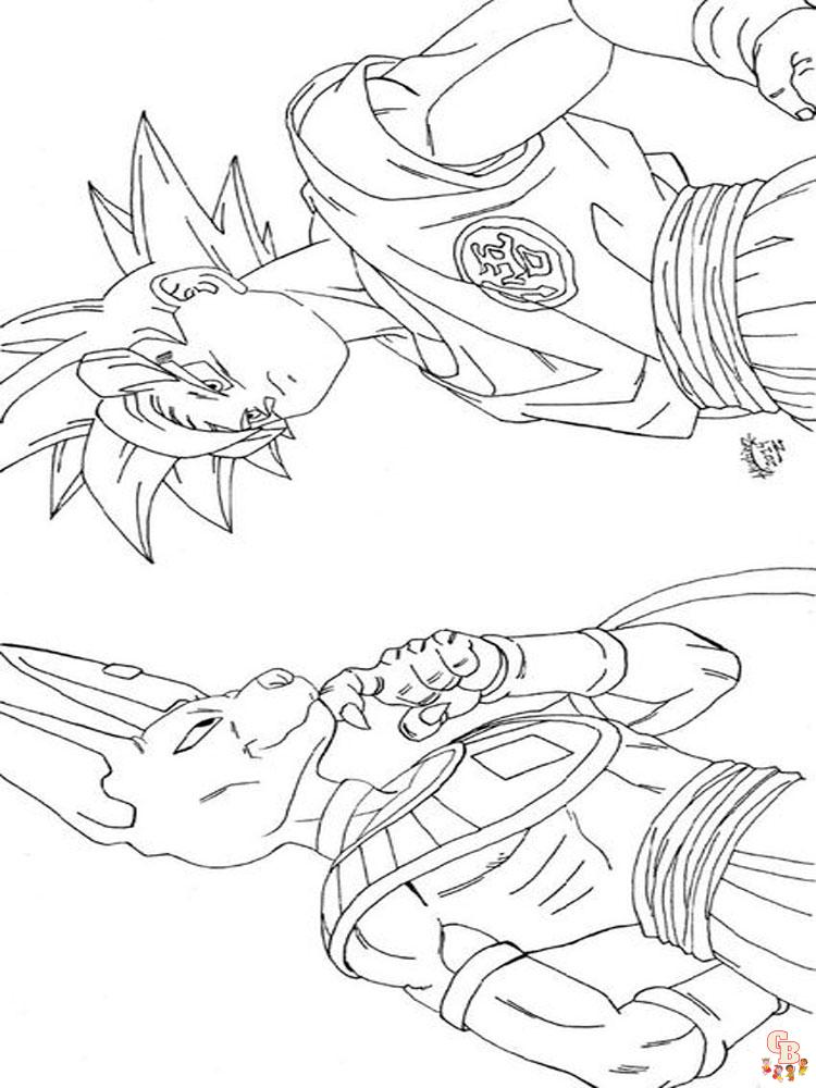 Goku Coloring Pages For Boys 20