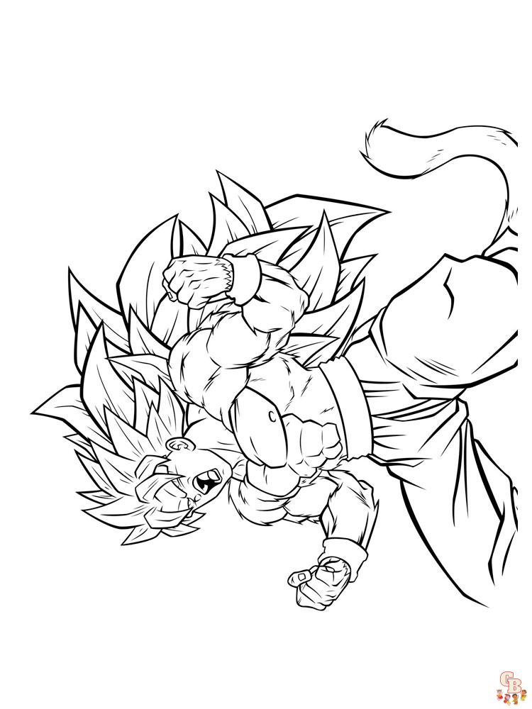 Goku Coloring Pages For Boys 5