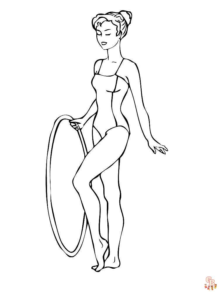 Gymnastics Coloring Pages 23