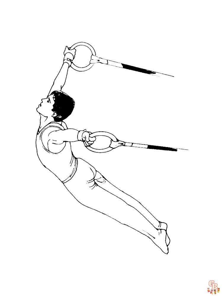 Gymnastics Coloring Pages 30