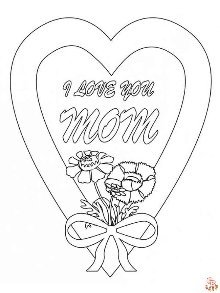 Happy Birthday Mom Coloring Pages 10