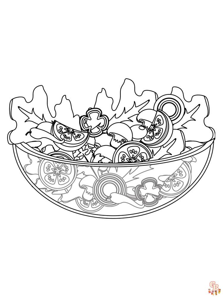 Healthy Food coloring pages 7