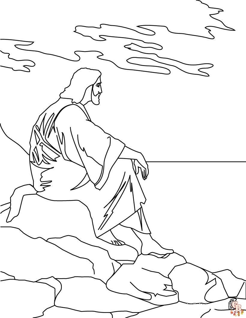 Jesus Coloring Pages 11