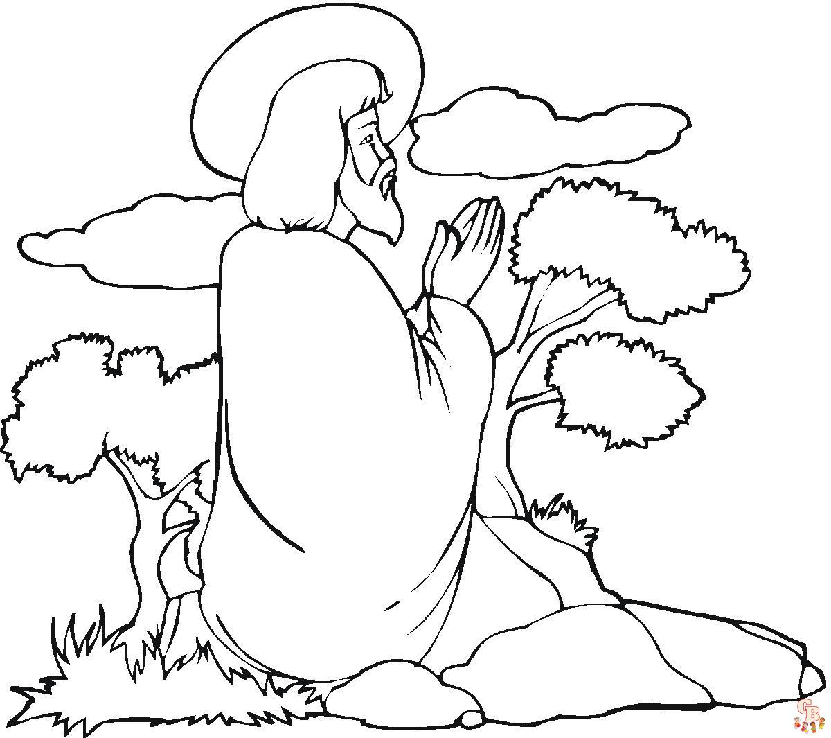 Jesus Coloring Pages 12