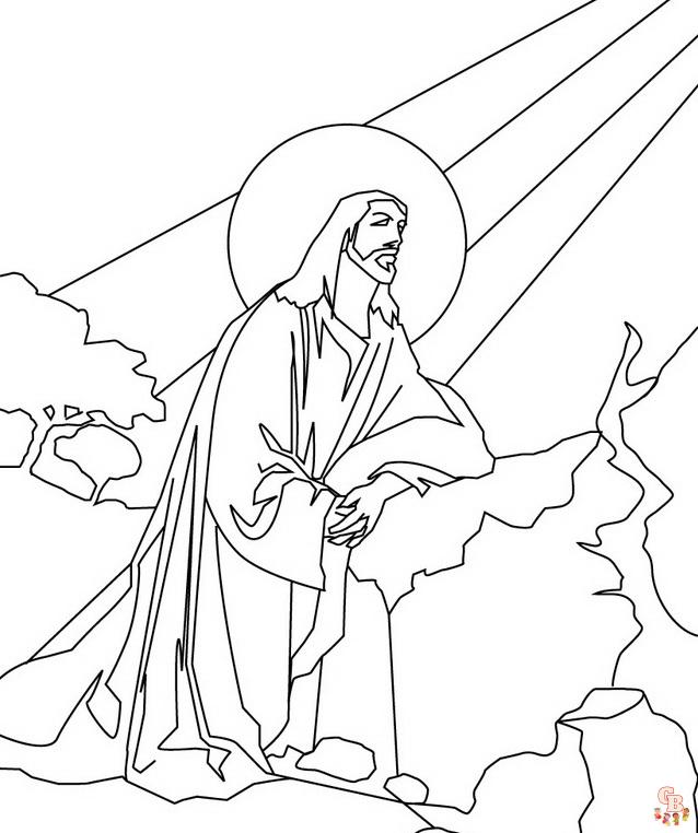 Jesus Coloring Pages 15