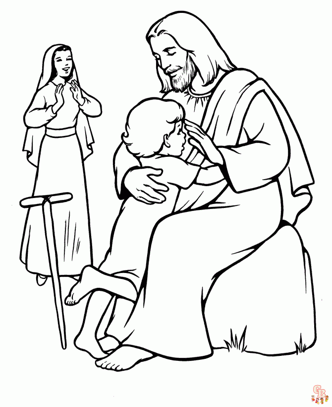 Jesus Coloring Pages 2