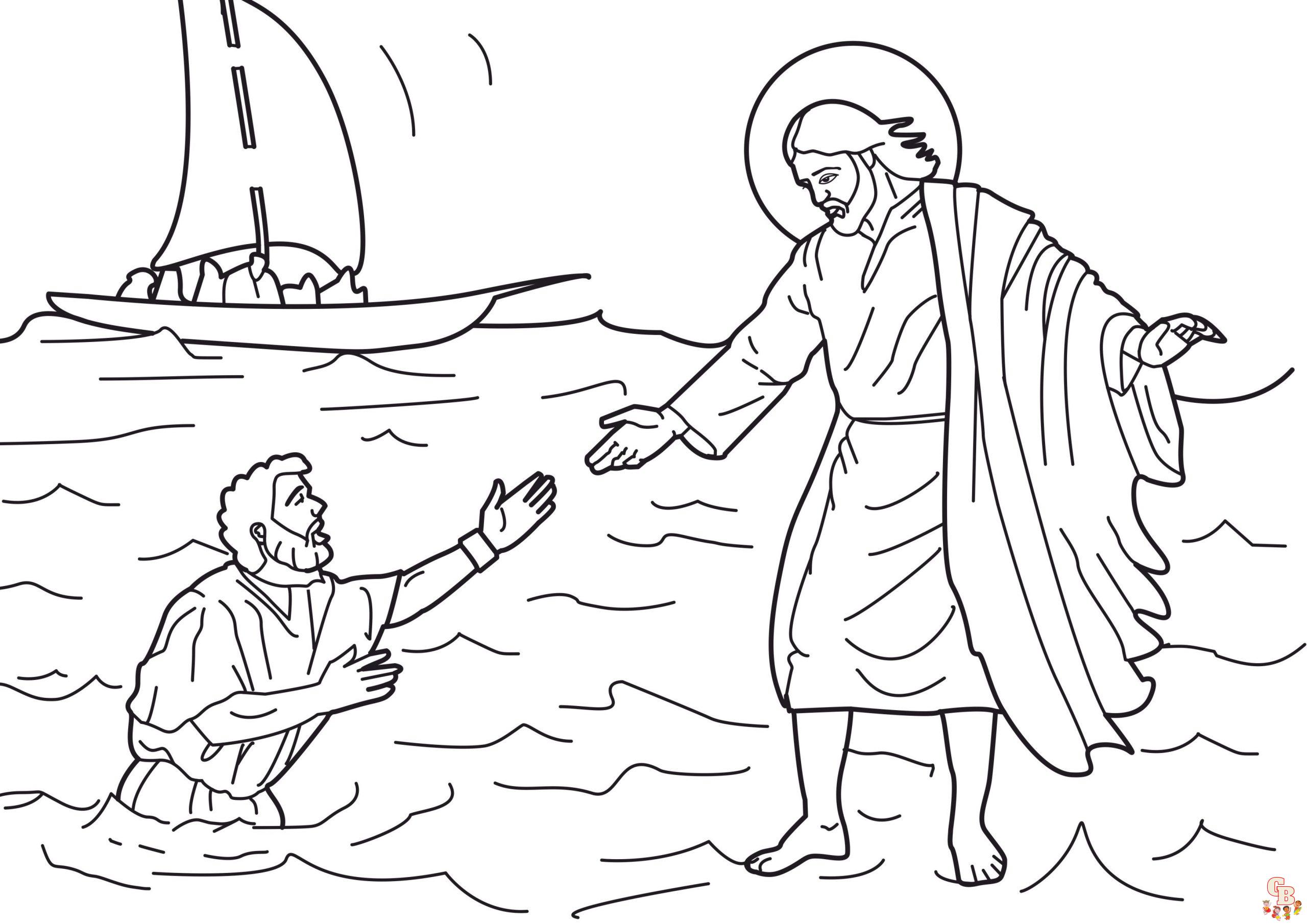 Jesus Coloring Pages 7