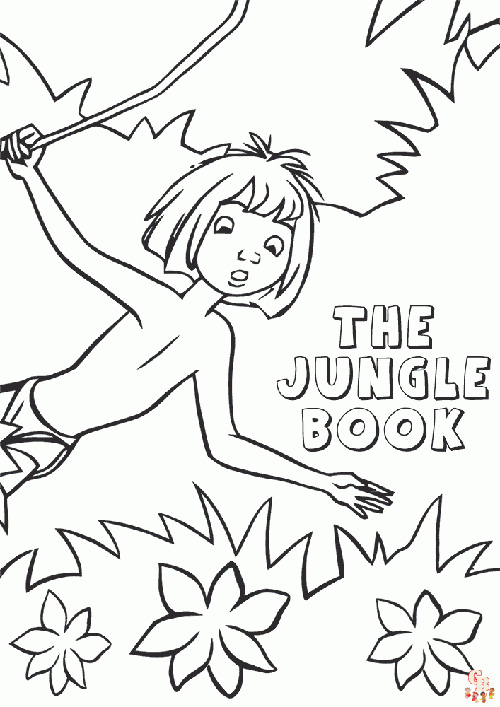 Jungle Animals coloring pages 1