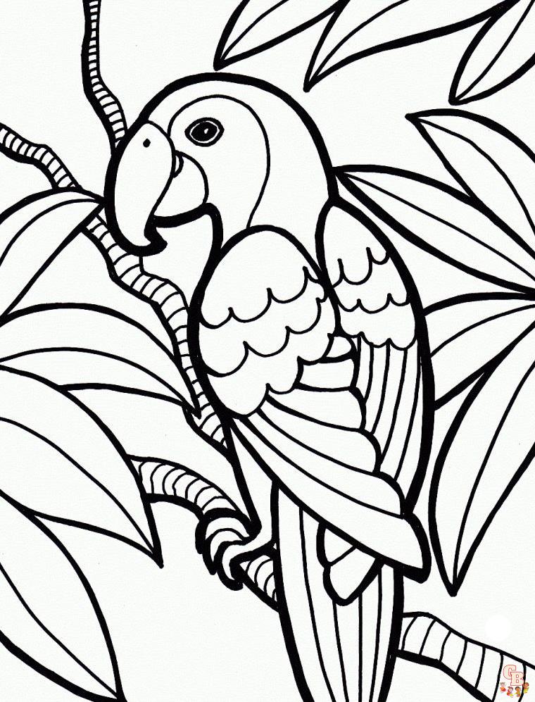 Jungle Animals coloring pages 17