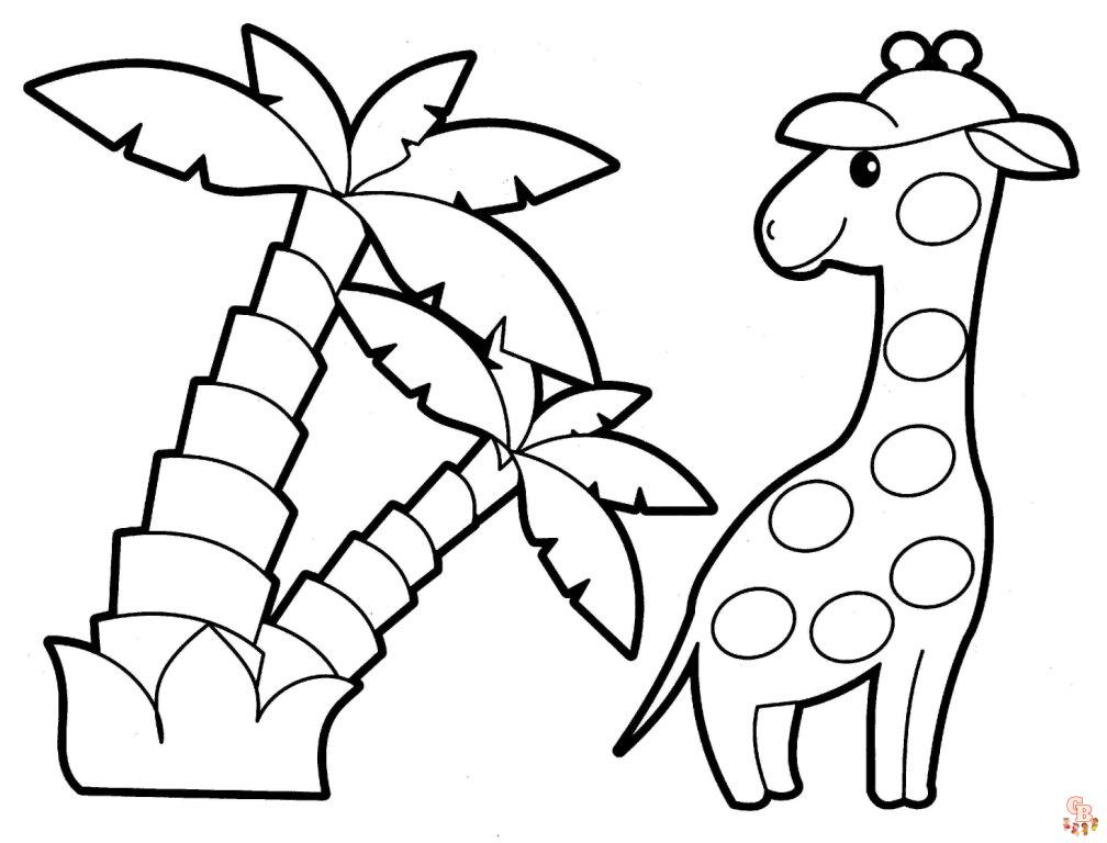 Jungle Animals coloring pages 3