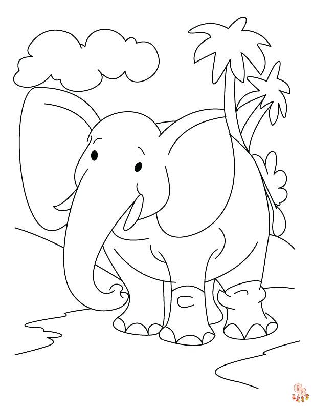 Jungle Animals coloring pages 7