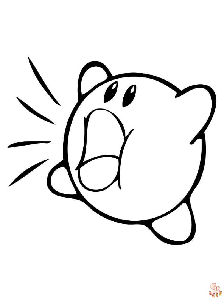 Kirby Coloring pages 1