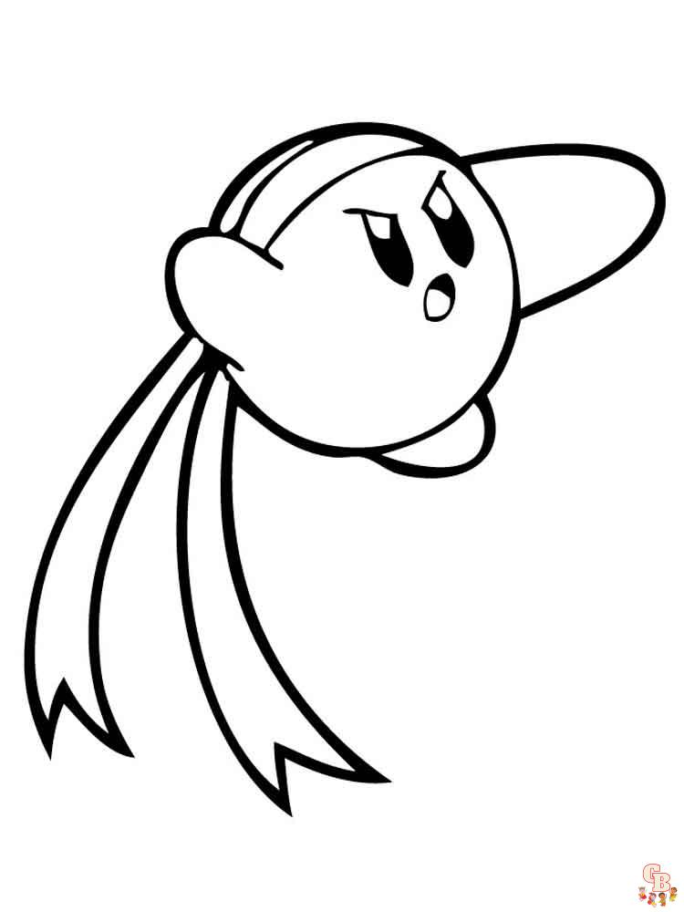 Kirby Coloring pages 10