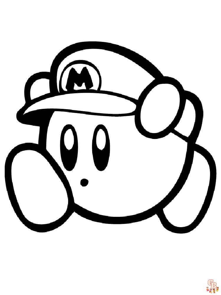 Kirby Coloring pages 17