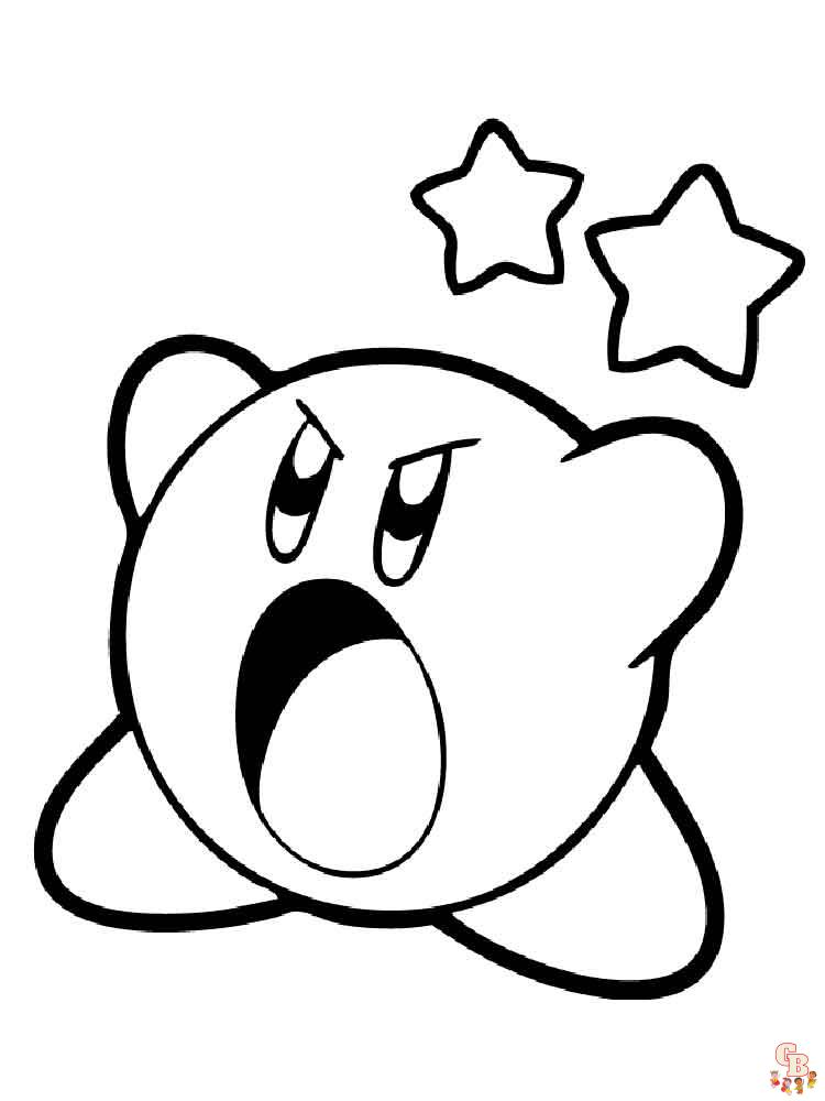 Kirby Coloring pages 7