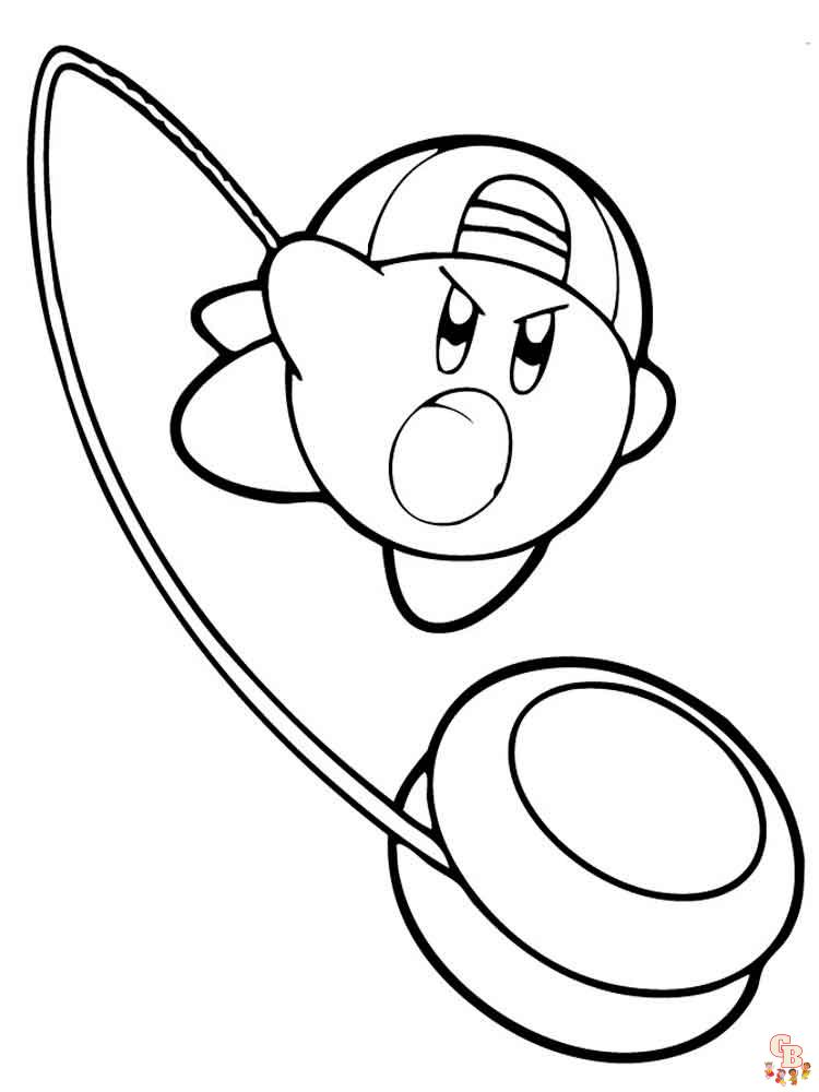 Kirby Coloring pages 8