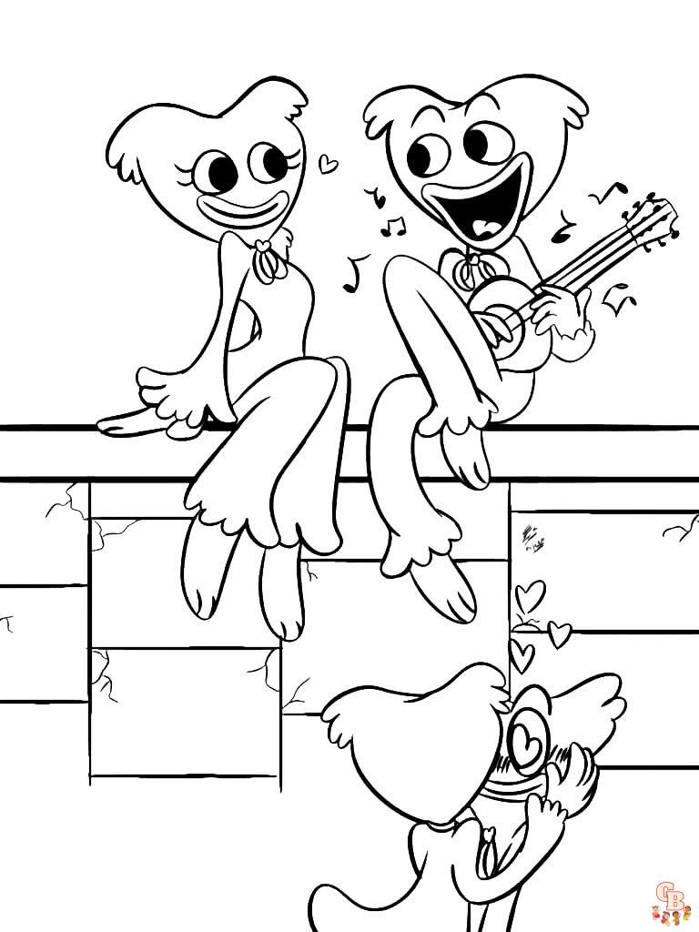 Kissy Missy coloring pages 4