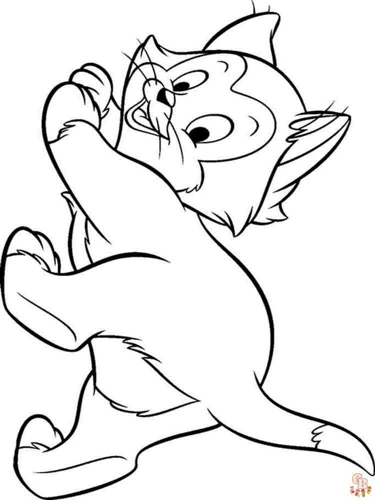 Kitten Coloring Pages 8