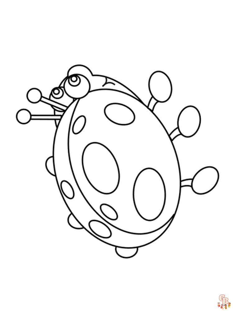 Ladybug coloring pages 10