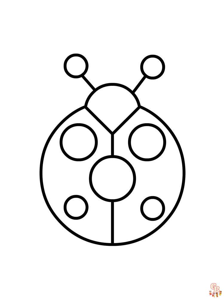 Ladybug coloring pages 2