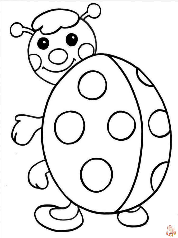 Ladybug coloring pages 22