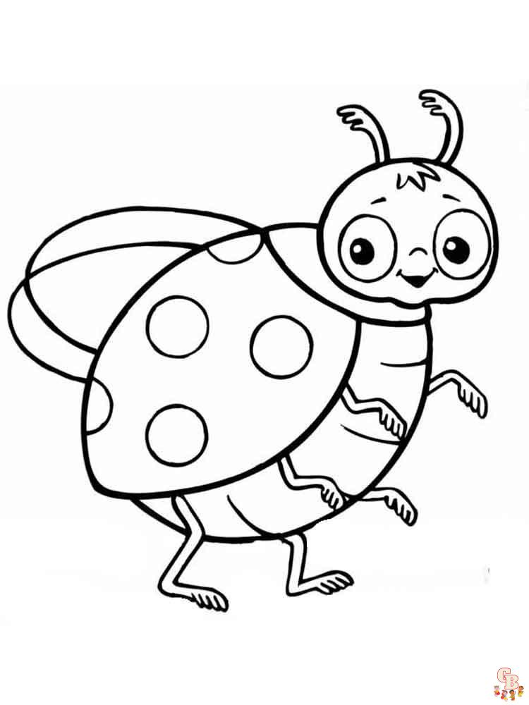 Ladybug coloring pages 23