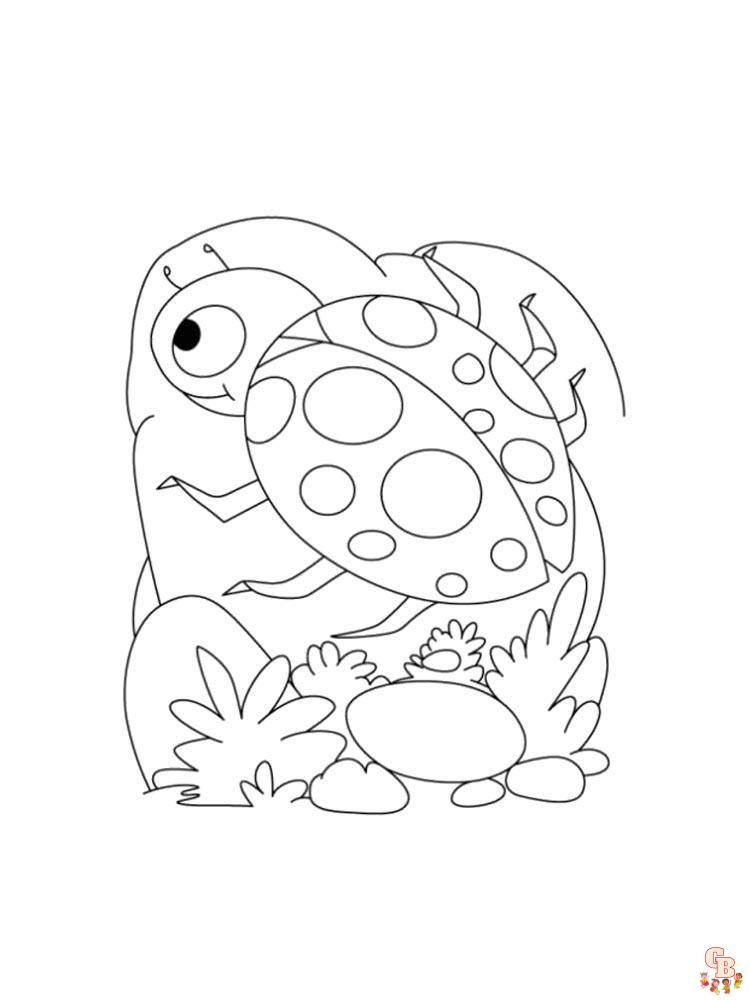 Ladybug coloring pages 24