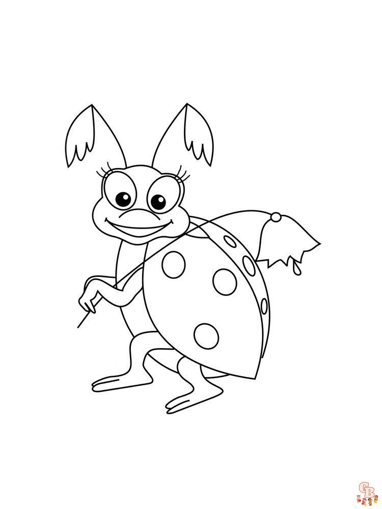 Ladybug coloring pages 26