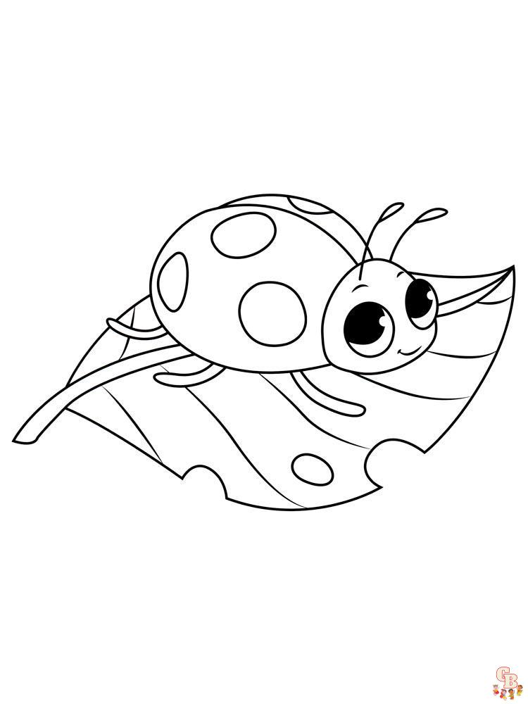 Ladybug coloring pages 27